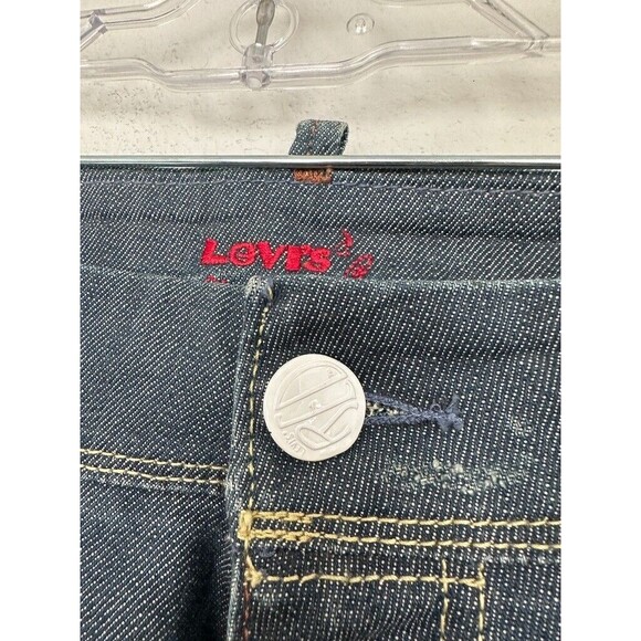 Levi's Red Line Selvedge Denim Jeans Engineered Indigo Blue Workwear Men's 28 - Picture 3 of 12